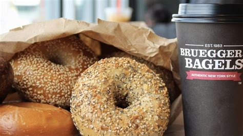 Bruegger's bagel bakery - Bruegger’s Bagel Bakery Now in our 35th year, Bruegger’s operates more than 280 bakeries in 26 states, the District of Columbia and Canada. The menu has grown to include sandwiches for breakfast and lunch, …